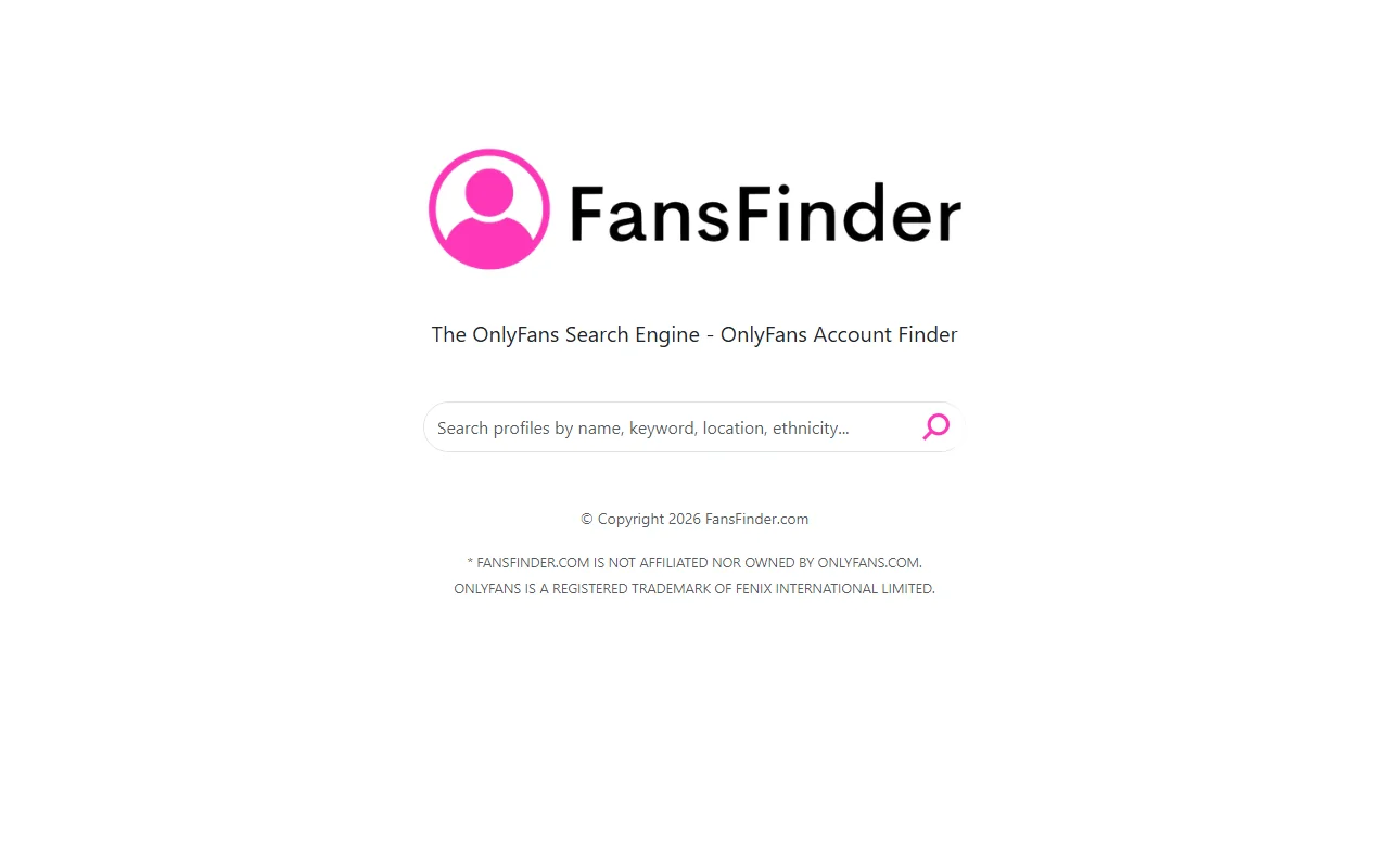 Screenshot of Fansfinder Review