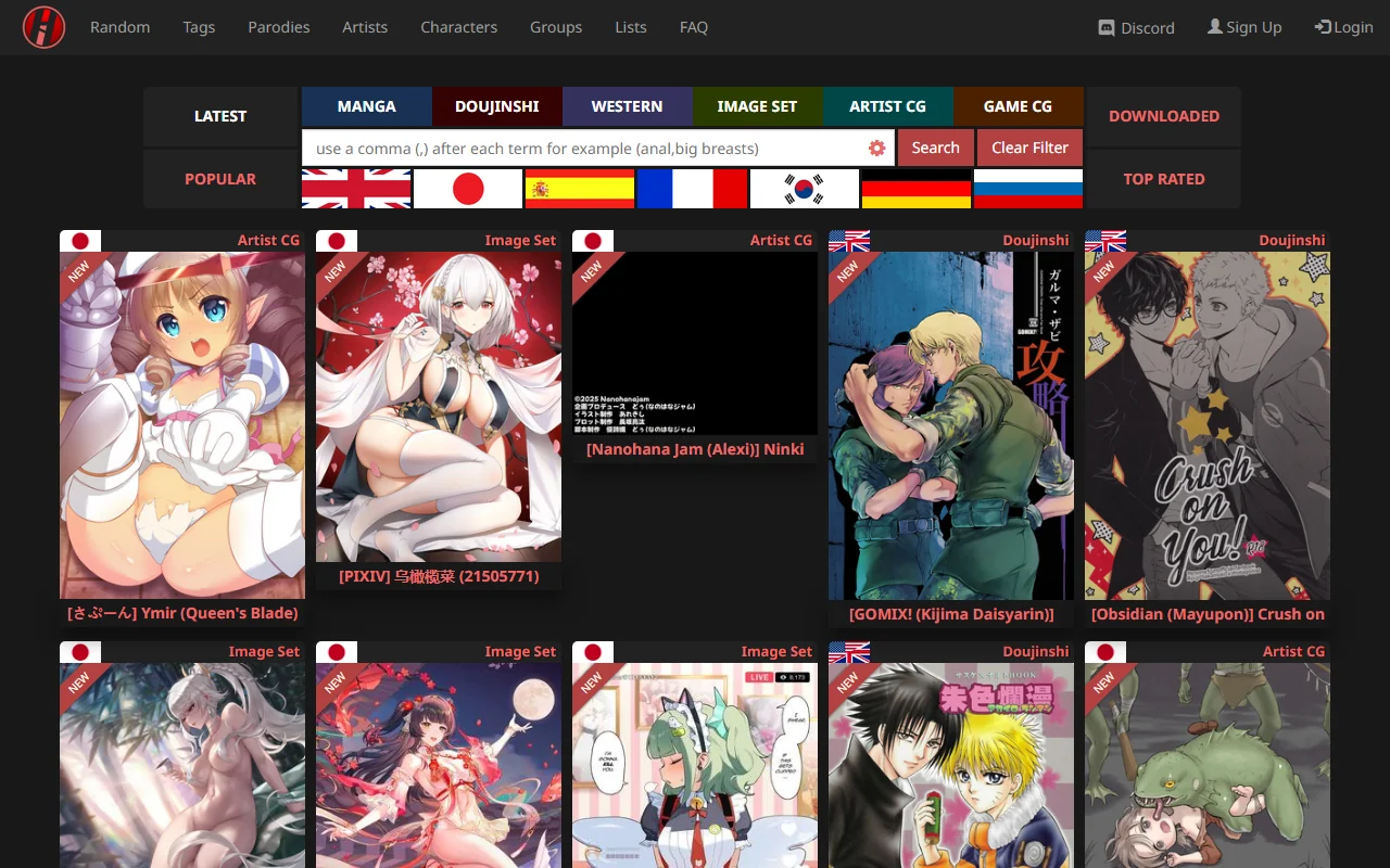 Screenshot: Imhentai Screenshot of Imhentai